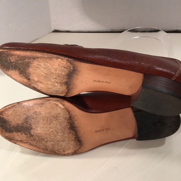 Salvatore Ferragamo Cognac Loafers Size 7.5 - Picture 7 of 8